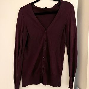 Gap Purple Cardigan